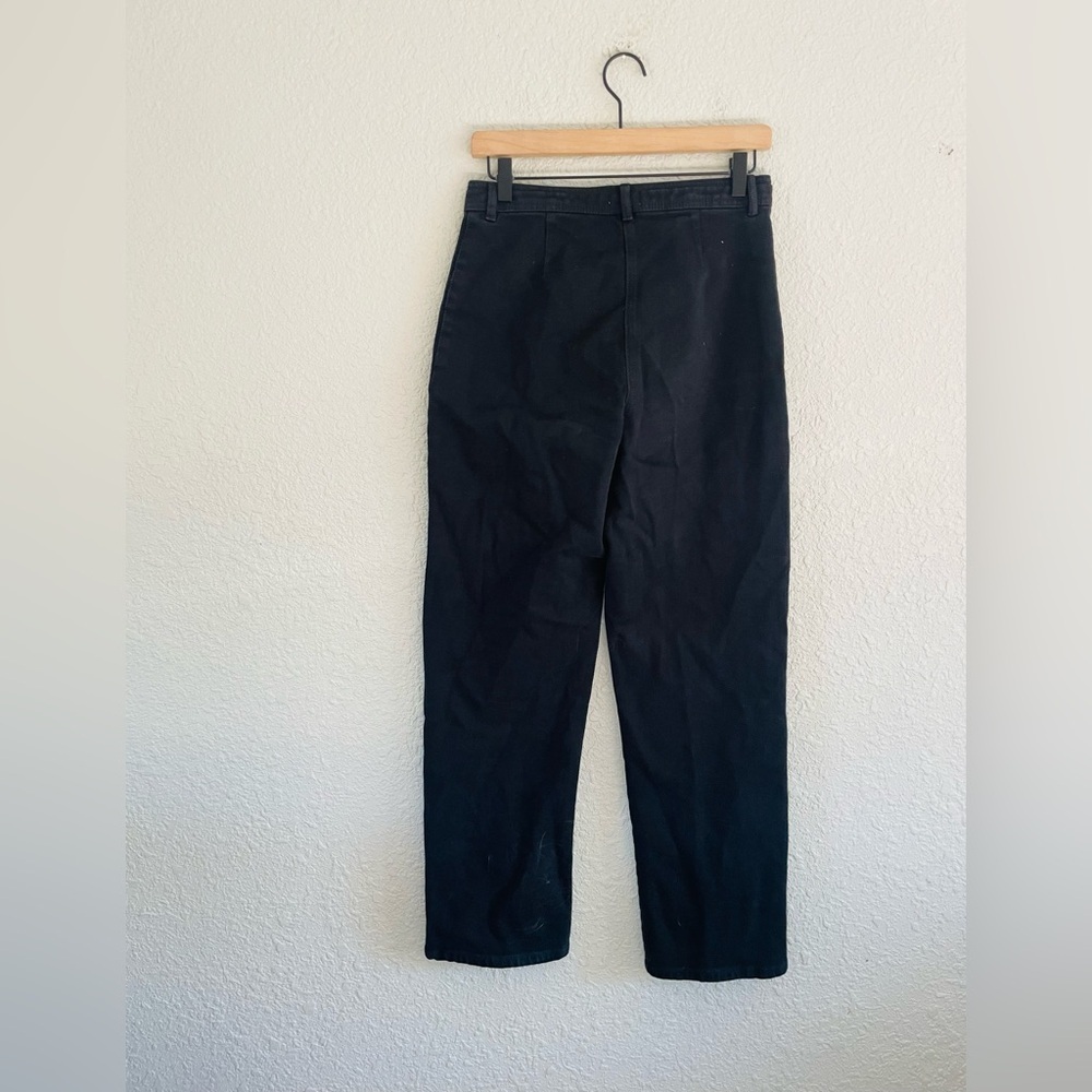 Wilfred Free Black Denim Patch Pocket Pants - Picture 3 of 12
